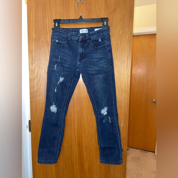 Ring of Fire Other - Distressed Denim Slim-Fit Jeans, Big Boys